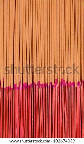 Incense stick texture background