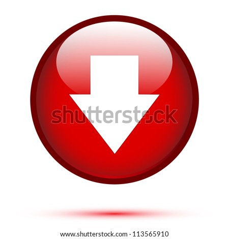red button vector