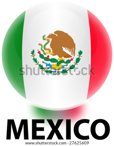 stock vector : Orb Mexico Flag mexico flag. stock vector : Orb Mexico Flag
