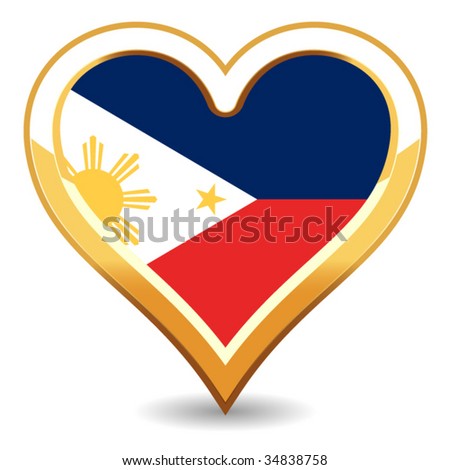 Heart Philippines Flag