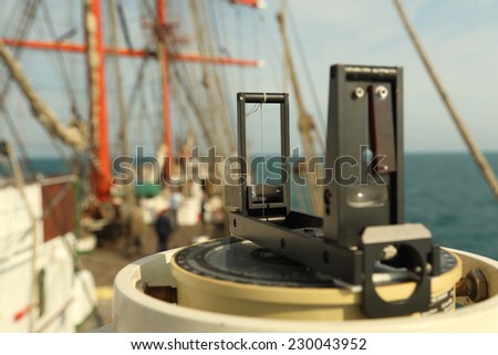 navigation of a sailing ship