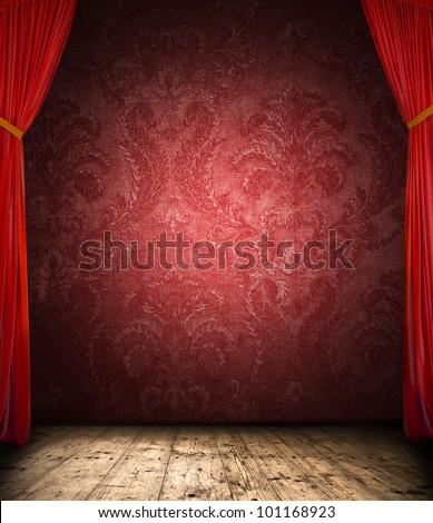 Curtain And Stage