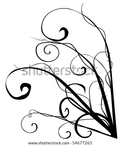 flowers background white. vector flowers background