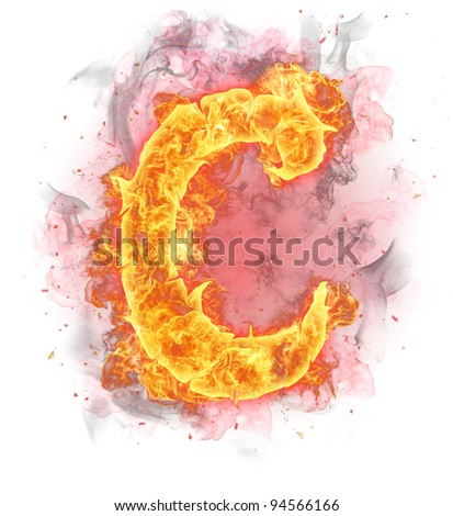 Fire Letter C