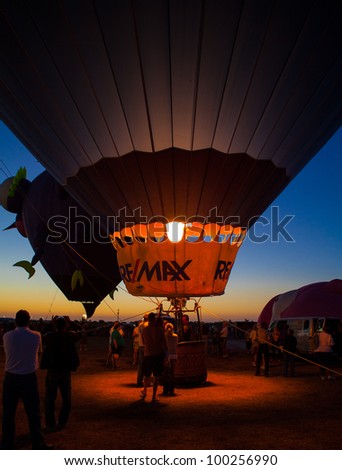 IMMOKALEE, FLORIDA - APRIL 15 -  Balloons Over Paradise festival sponsored by the Seminole Casino supports local  charities held on April 15 in Immokalee, Florida