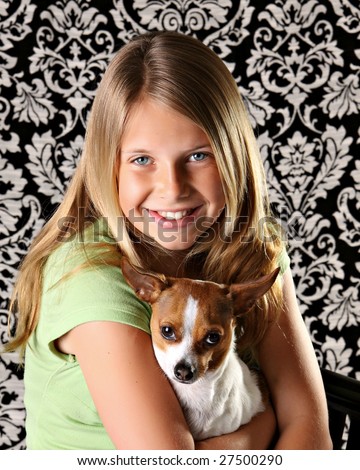 Tween Girl & Chihuahua