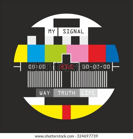 Television signal for christian. Only Jesus.