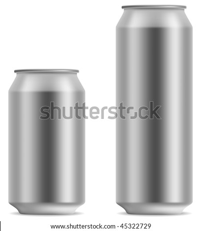 beer can clipart. stock vector : Blank eer can
