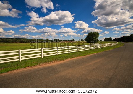 Road and Fence