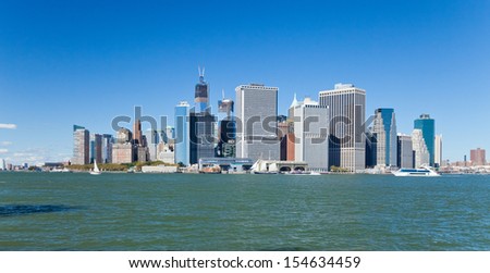 New York City skyline at the afternoon