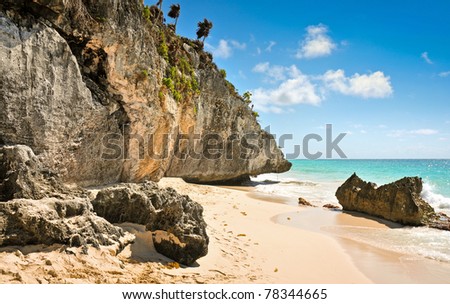 Tulum beach, Riviera Maya, Mexico