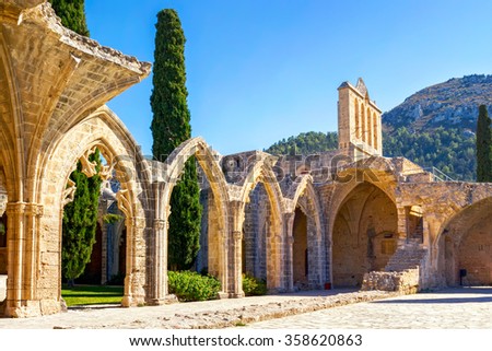 Bellapais Abbey near Kyrenia, Northern Cyprus