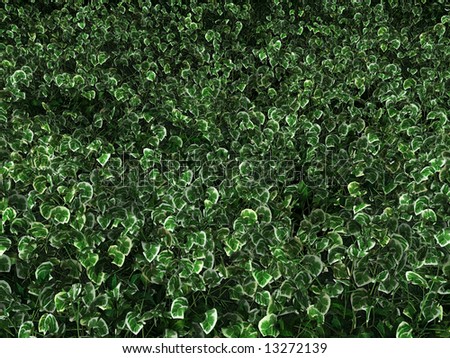 Background of computer generated vegetation. Ground  cover.