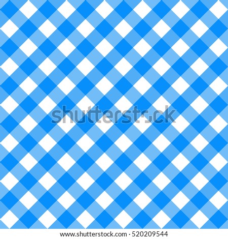 Thanksgiving Day. Seamless pattern checkered. Classical cell diagonally. Background abstract blue table cloth in a cage.