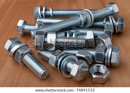Chrome nuts and bolts