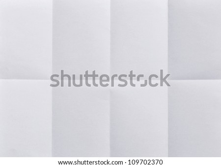 folded plain paper