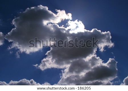 Clouds with silver lining