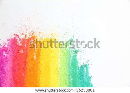 colorful abstract texture made with pastel stick