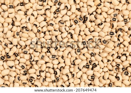 Black eyed Beans textured background