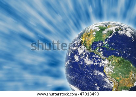 Earth in Space, photo of the Earth from NASA