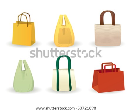 Tote Bag Vector