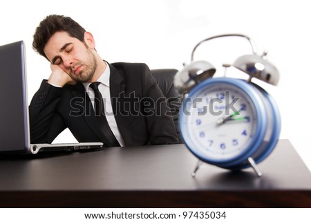 Sleepy Businessman