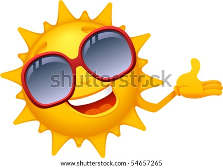 Vector- Cartoon Sun Characters 4 Vector- Cartoon Sun Characters 4