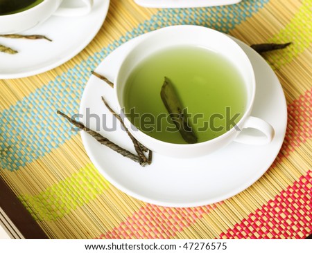 cup of green tea -- Tea Time
