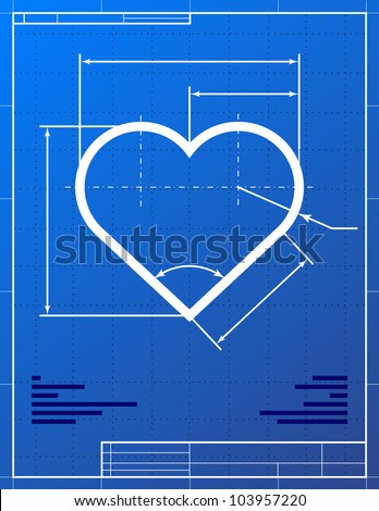 blueprint heart logo