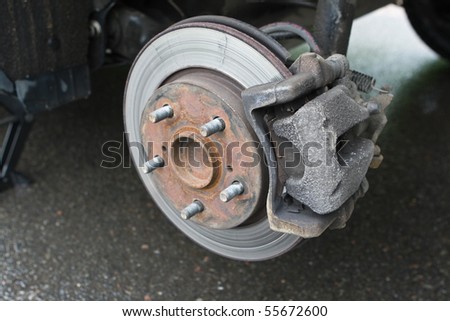 brake Disc on Car