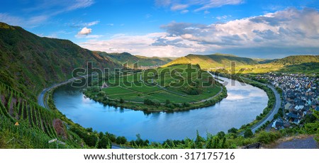 Moselle River Loop, Bremm, Germany