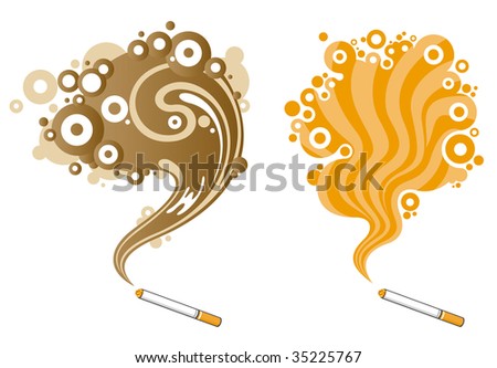 Smoke Stock Vector Illustration 35225767 : Shutterstock