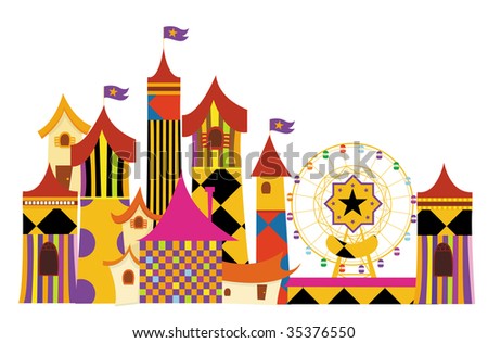 Cartoon Castle Stock Vector Illustration 35376550 : Shutterstock