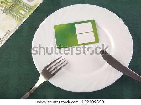 Paying Restaurant Bill With A Credit Card