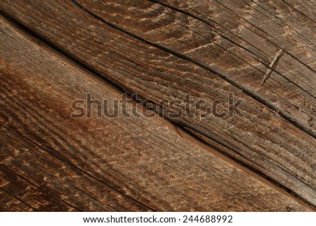 Background of natural material of Old retro vintage aged natural wooden board shabby backdrop close up Dramatic light on surface Diagonal line