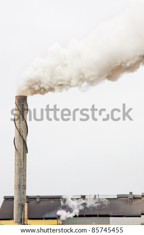 a sugar mill pollution smoke from one chimney