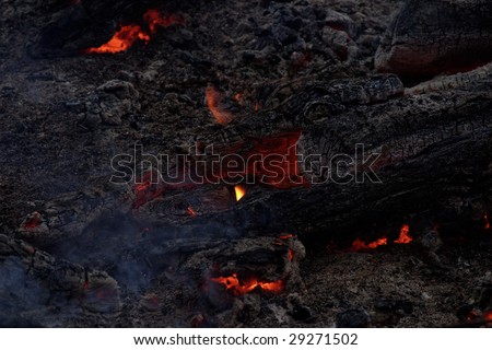 ashes and live coals dark