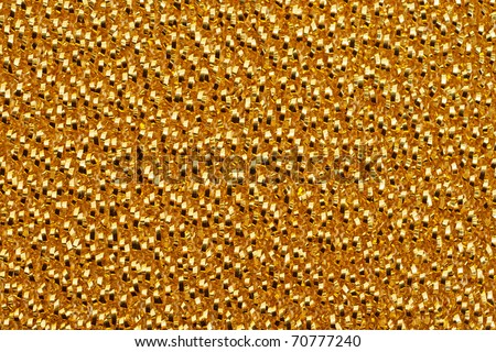 Abstract texture of wicker golden foil strips