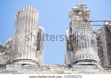 Temple of Apollo in antique city of Didyma