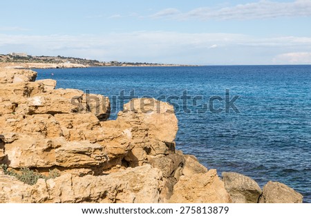 Nature of Cyprus Island - Coastline Landscape