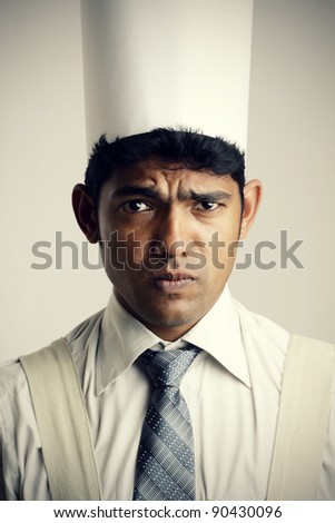 Indian young chef
