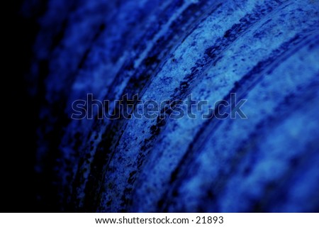 Funky blue background image. Selective focus.
