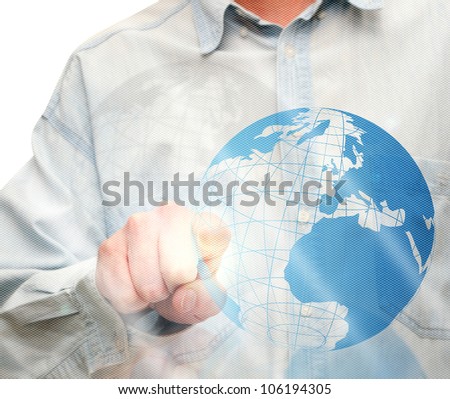 touch screen globe