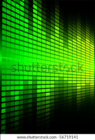 Green Graphic Equalizer Stock Vector   Shutterstock