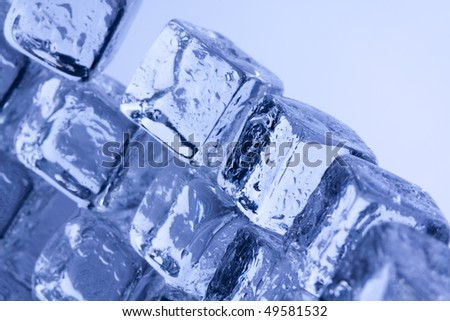 ice cubes wall