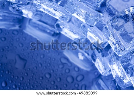 ice cubes wall