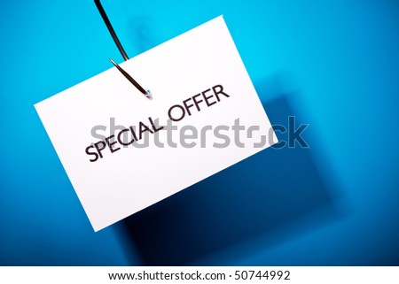 Special offer on hook