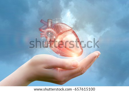 Arm supports the heart concept design .