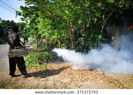 Fogging mosquito to prevent of dengue fever and  zika virus
