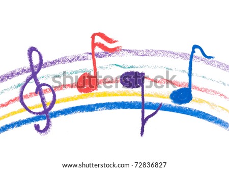 Colorful Music Symbols